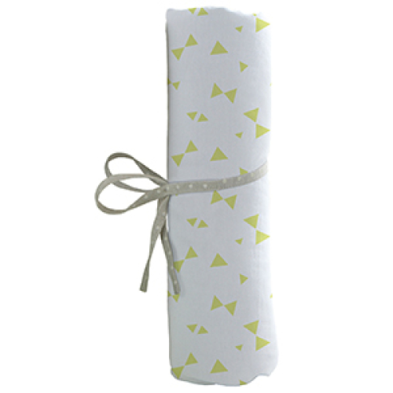 Drap Housse Imprimé Noeuds Vert - 60x120 cm Babycalin Drap Housse Imprimé Noeuds Vert - 60x120 cm de chez Babycalin, collection Draps Housses