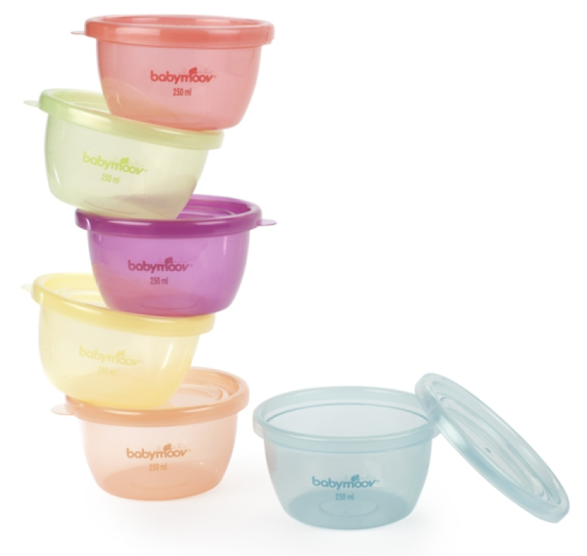 Babymoov Set de 6 Boites de Conservation Babybol Babymoov Set de 6 Boites de Conservation Babybol