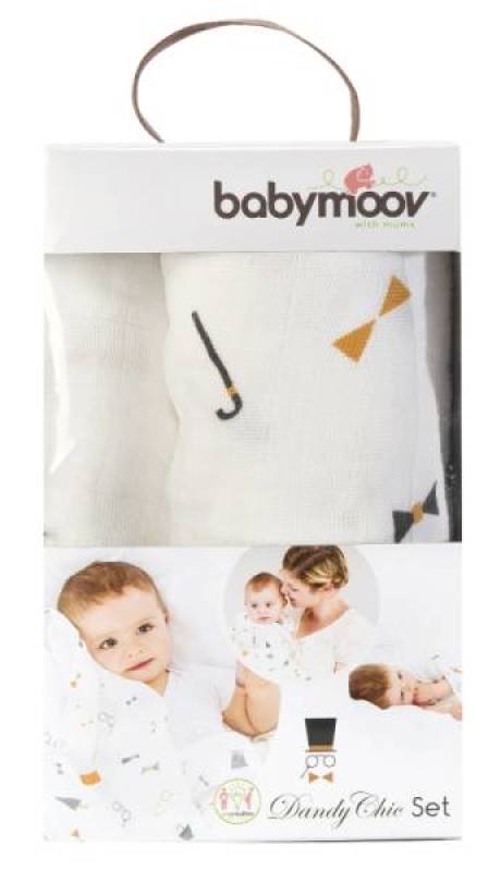 Babymoov Set de 3 Langes Dandy Babymoov Set de 3 Langes Dandy
