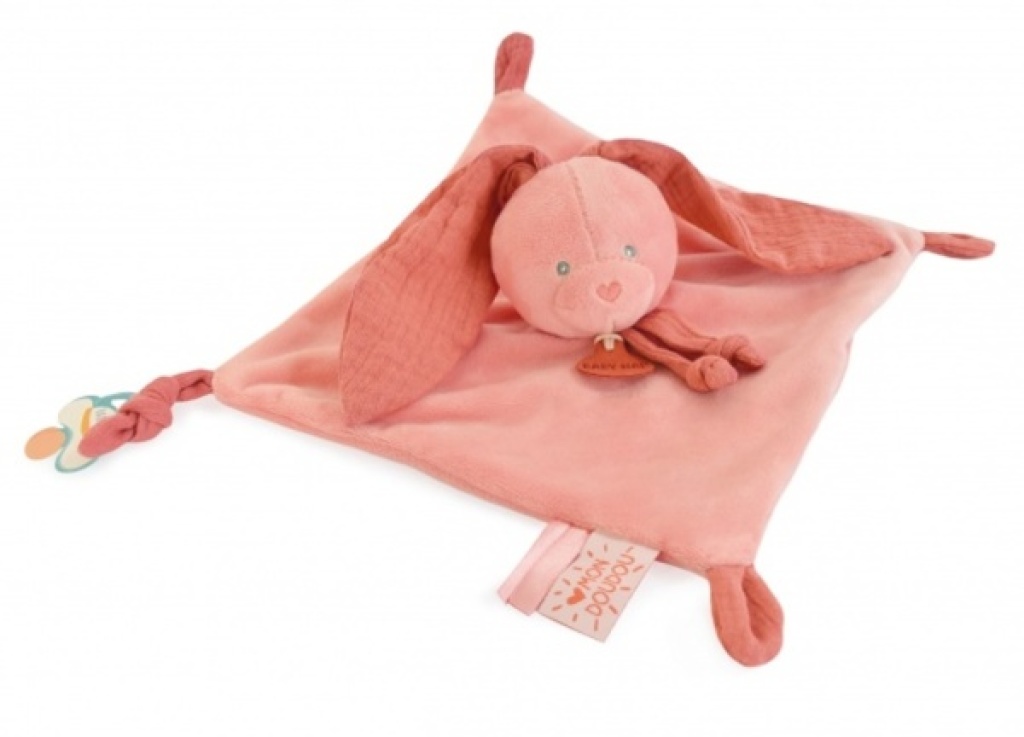 Doudou Lapin Lange Terracota Babynat Doudou Lapin Lange Terracota de chez Babynat, collection Lapin Lange