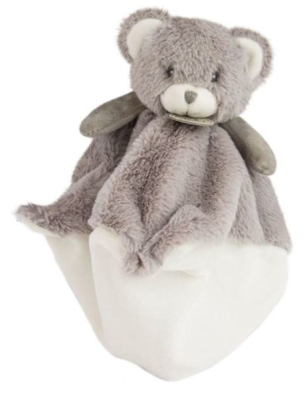 Doudou Pap Ours Gris Babynat Doudou Pap Ours Gris de chez Babynat, collection Les Poupis et les PapOurs
