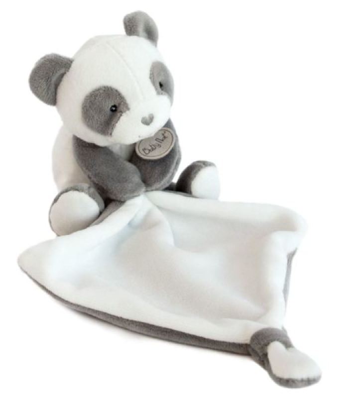 Peluche Panda avec mouchoir Babynat Peluche Panda avec mouchoir de chez Babynat, collection Mon Ptit Panda