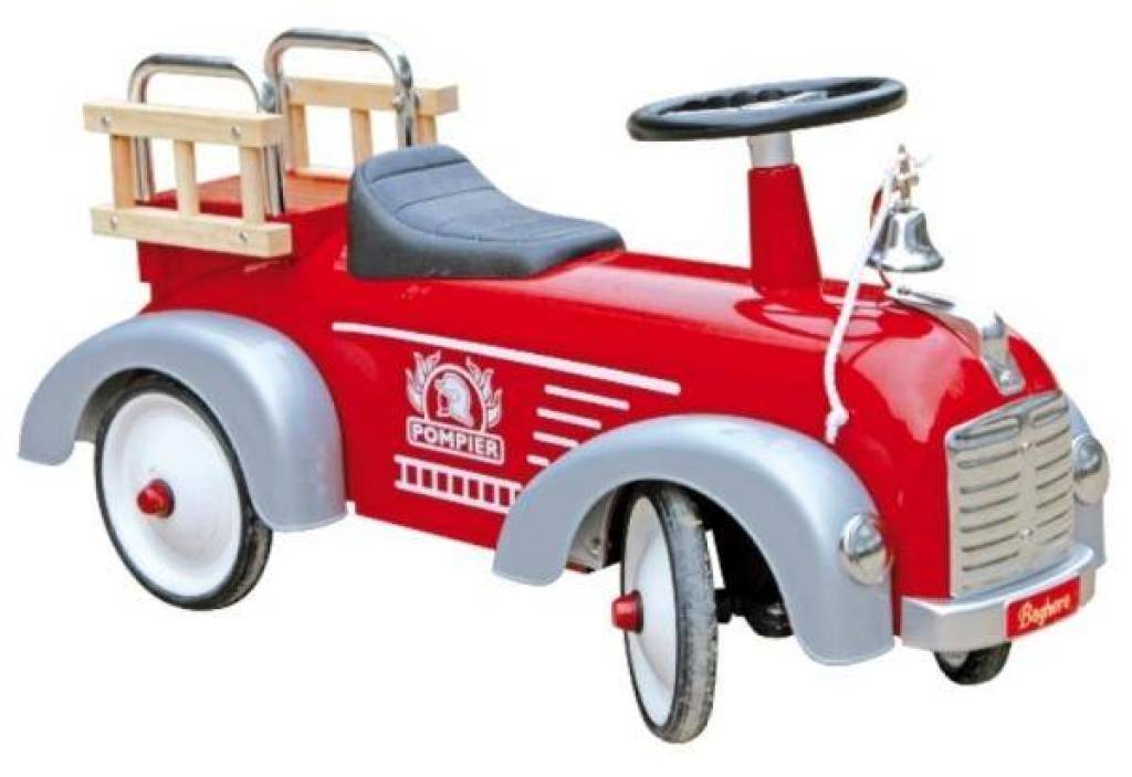 Porteur enfant camion pompier