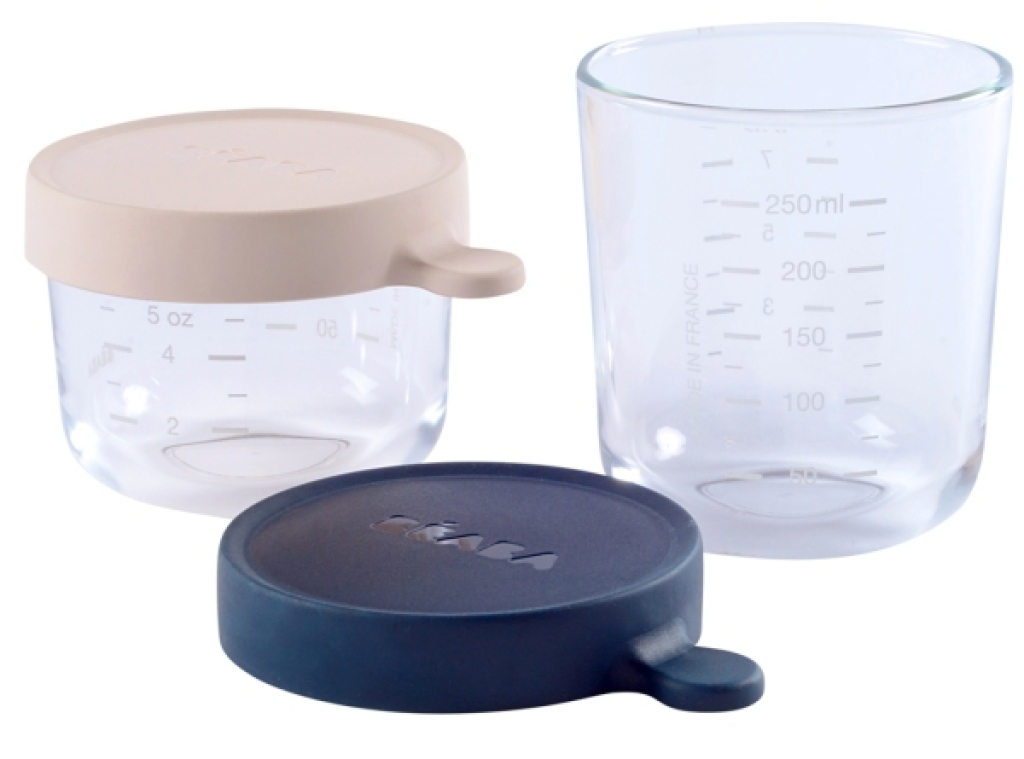 Beaba Coffret 2 Portions Verre 150 ml et 250 ml Beaba Coffret 2 Portions Verre 150 ml et 250 ml