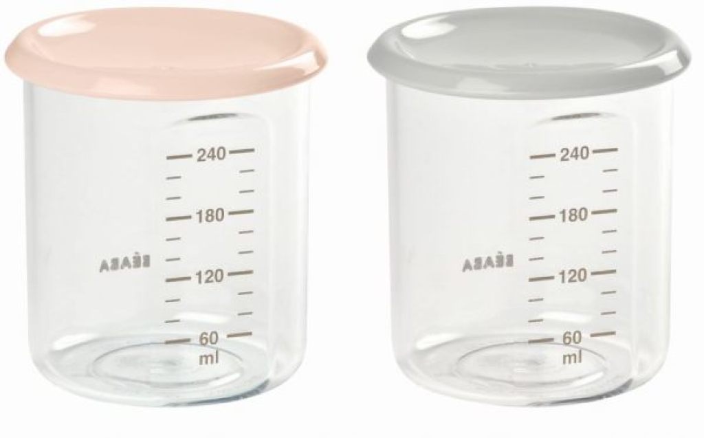 Beaba Lot de 2 Maxi Portions Nude Grey Beaba Lot de 2 Maxi Portions Nude Grey