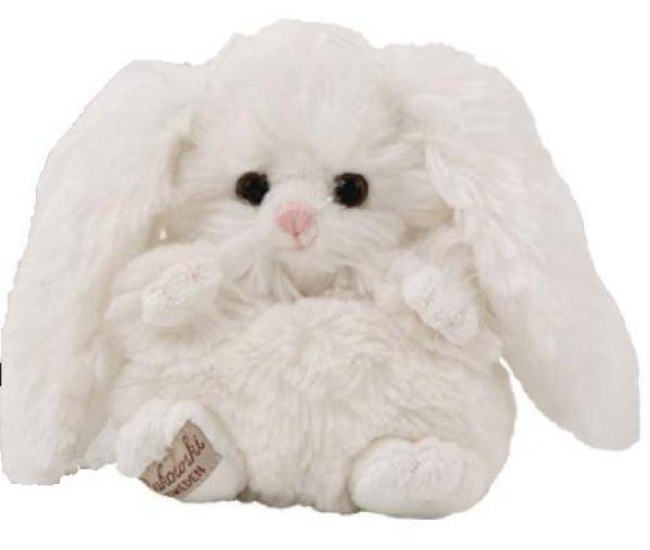 Peluchette Lapin Beauty Noeud Blanc - 15 cm Bukowski Peluchette Lapin Beauty Noeud Blanc - 15 cm de chez Bukowski, collection White Beauty