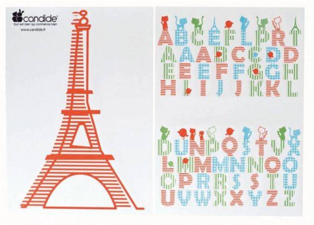 Décor Mural Repositionnable Paris Candide Décor Mural Repositionnable Paris de chez Candide, collection Paris