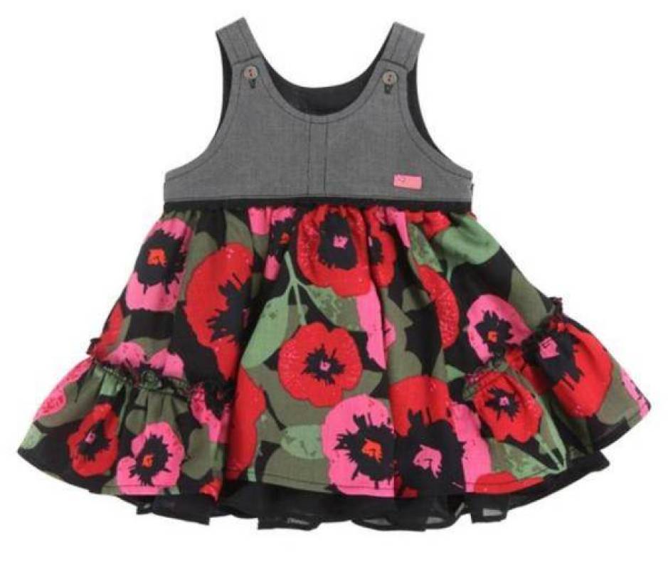 Robe Black Color Sans Manches Confetti Robe Black Color Sans Manches de chez Confetti, collection Black Color Fille