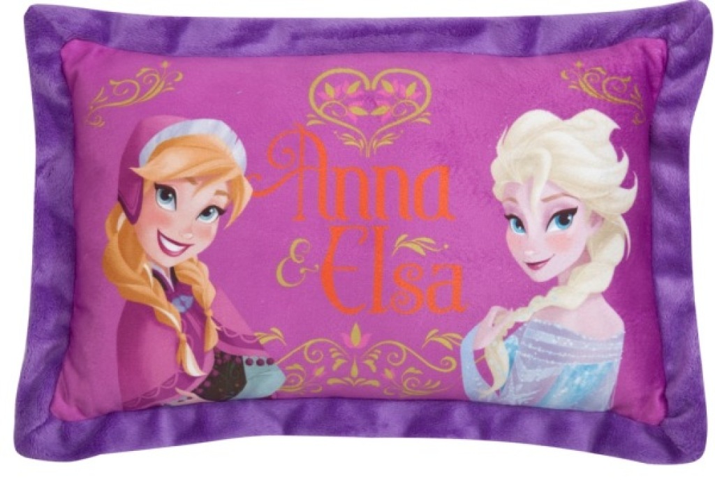 Coussin anna et elsa la reine des neiges 28x42