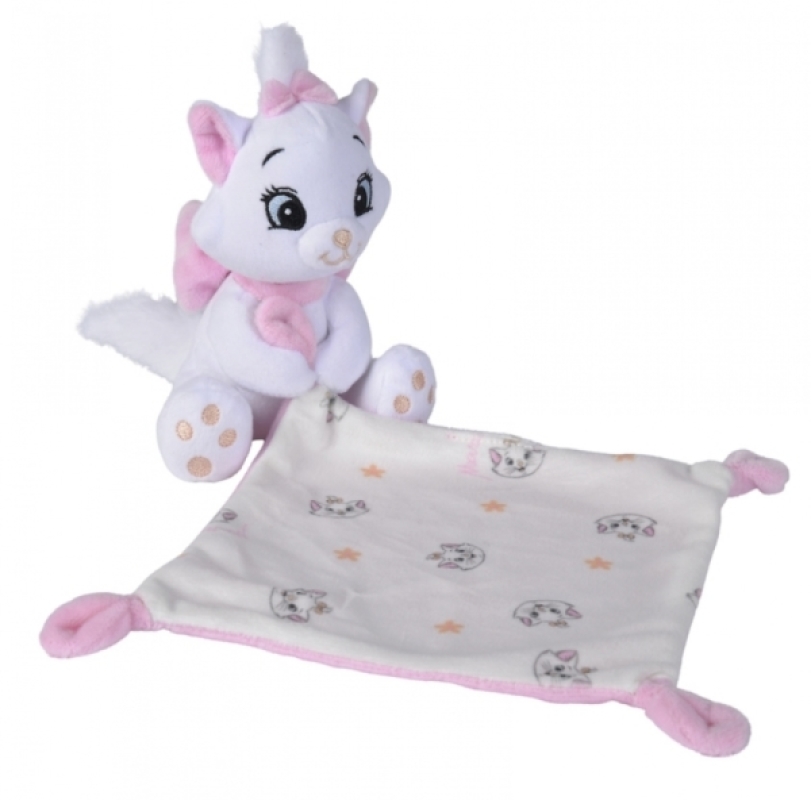Doudou Marie avec mouchoir Disney Baby Doudou Marie avec mouchoir de chez Disney Baby, collection Les Aristochats