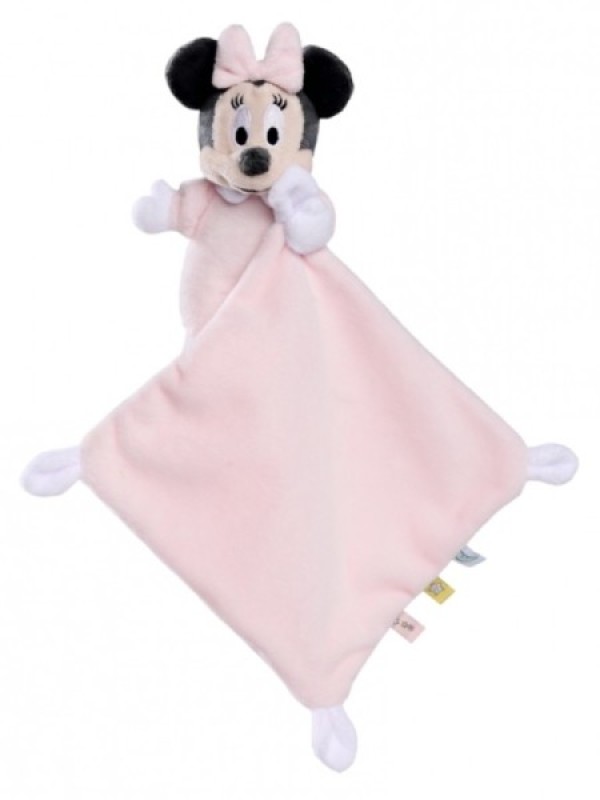 Doudou Minnie Rose Disney Baby Doudou Minnie Rose de chez Disney Baby, collection Mickey et Minnie