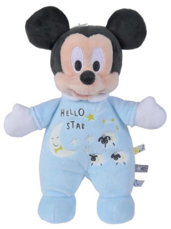 Peluche Mickey Lumineux - 25 cm de chez Disney Baby, collection Mickey et Minnie