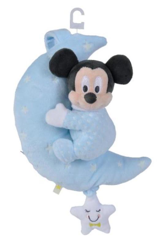 Peluche Musicale Mickey Lumineuse de chez Disney Baby, collection Mickey et Minnie