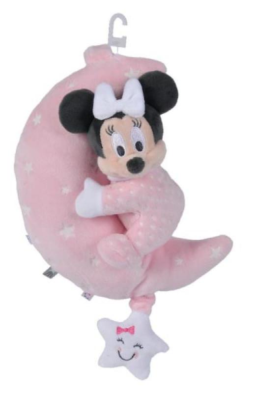 Peluche Musicale Minnie Lumineuse de chez Disney Baby, collection Mickey et Minnie