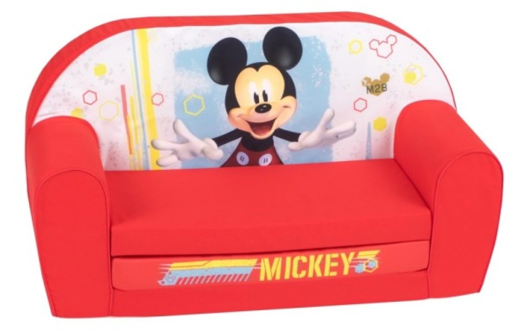 Canapé Lit Mickey Rouge de chez Disney, collection Mickey et Minnie