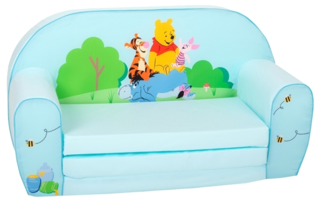 Canapé Lit Winnie et Friends Bleu Disney Canapé Lit Winnie et Friends Bleu de chez Disney, collection Winnie et ses Amis