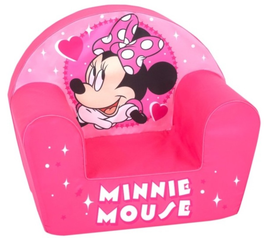 Fauteuil Minnie Rose de chez Disney, collection Mickey et Minnie