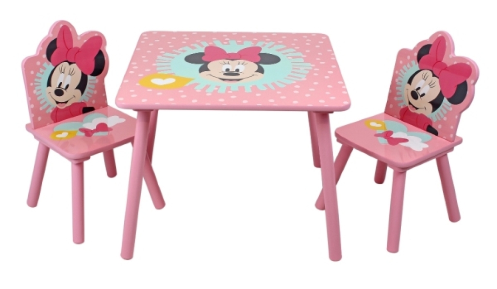 Table et Chaises Minnie Disney Home Table et Chaises Minnie de chez Disney Home, collection Mickey et Minnie Home