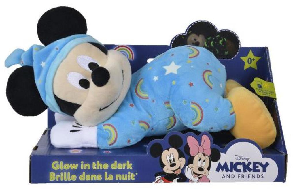 Peluche Mickey Luminescent - 30 cm Disney Peluche Mickey Luminescent - 30 cm de chez Disney, collection Mickey et Minnie