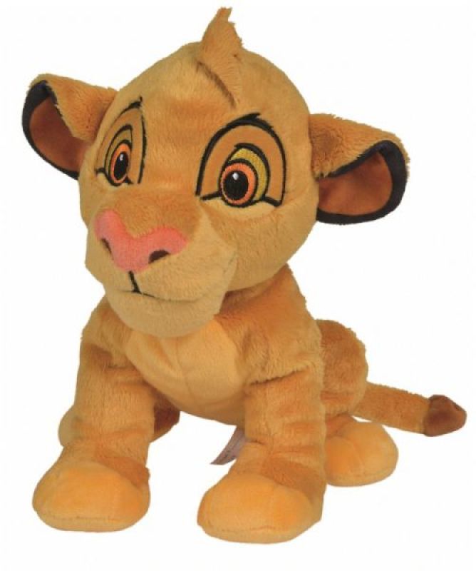 Peluche Simba Le Roi Lion - 25 cm de chez Disney, collection Simba Le Roi Lion