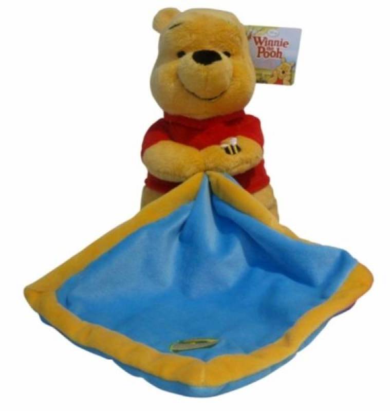 Disney Peluche Winnie et Mouchoir - 25 cm Disney Peluche Winnie et Mouchoir - 25 cm