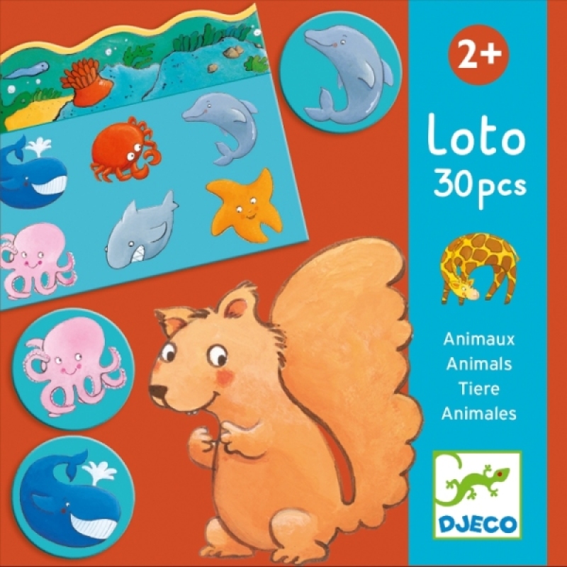 Loto animaux de chez Djeco, collection Puzzles duo trio
