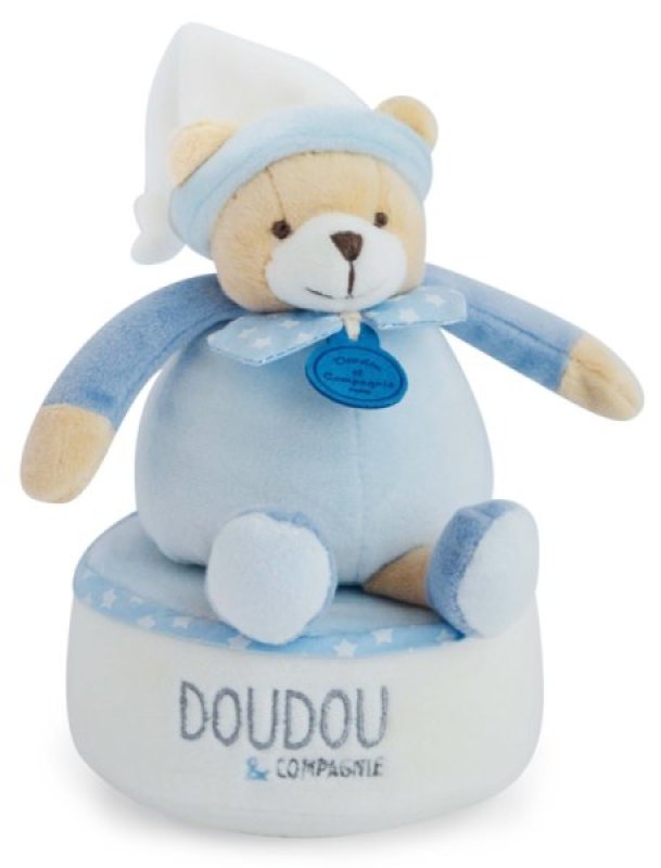 doudou et compagnie petit chou doudou bleu