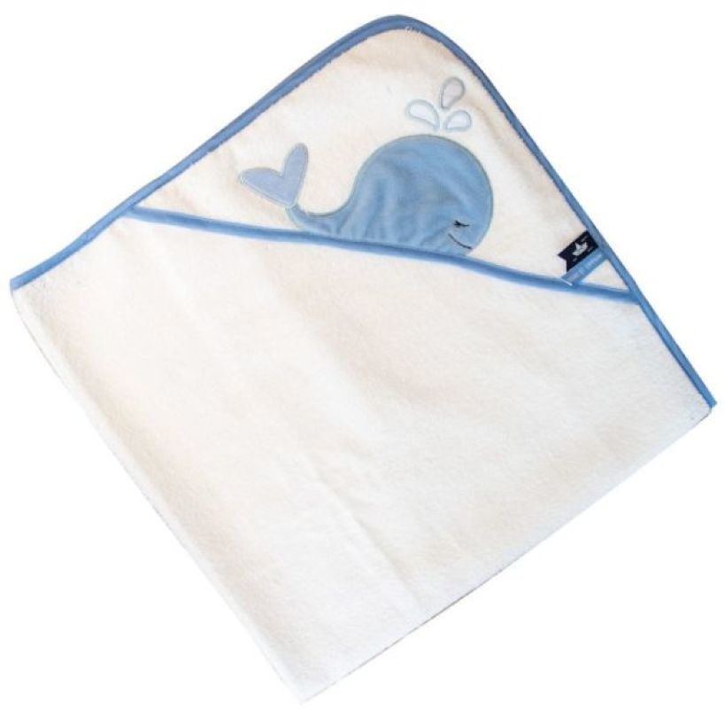 Cape de Bain Baleine Bleue Sous Ocean Doudou et Compagnie Cape de Bain Baleine Bleue Sous Ocean de chez Doudou et Compagnie, collection Sous l Ocean