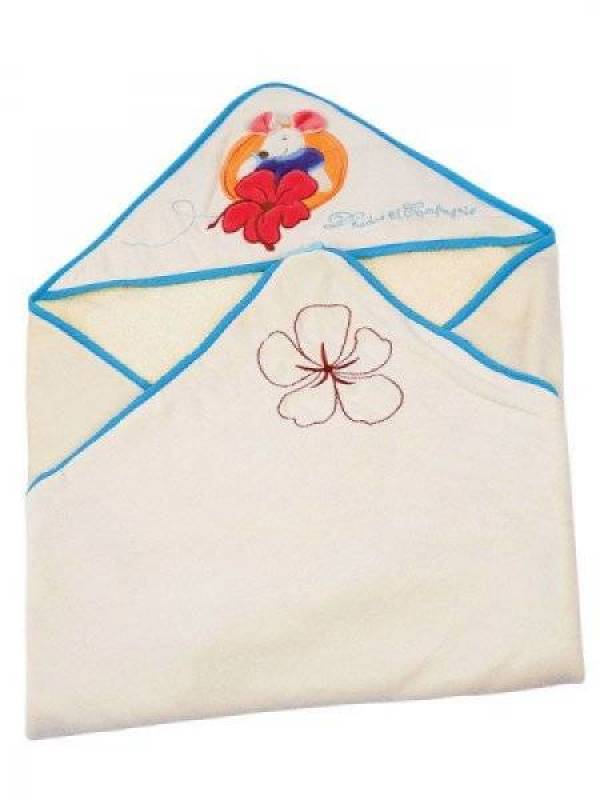 Doudou et Compagnie Cape de Bain Souris Hawai Doudou et Compagnie Cape de Bain Souris Hawai