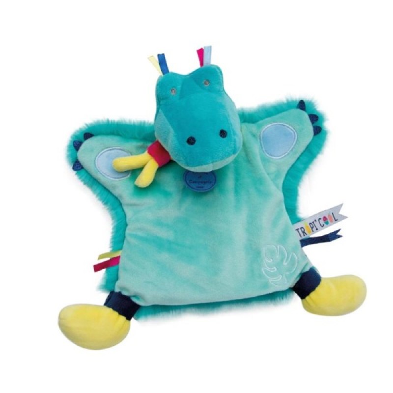 Doudou et Compagnie Doudou Marionnette Crocodile Tropi'Cool Doudou et Compagnie Doudou Marionnette Crocodile Tropi'Cool