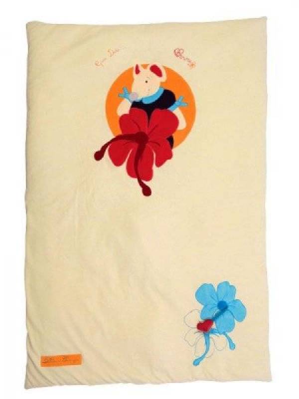 Edredon Souris Hawai Doudou et Compagnie Edredon Souris Hawai de chez Doudou et Compagnie, collection Anciennes Collections Doudou et Compagnie