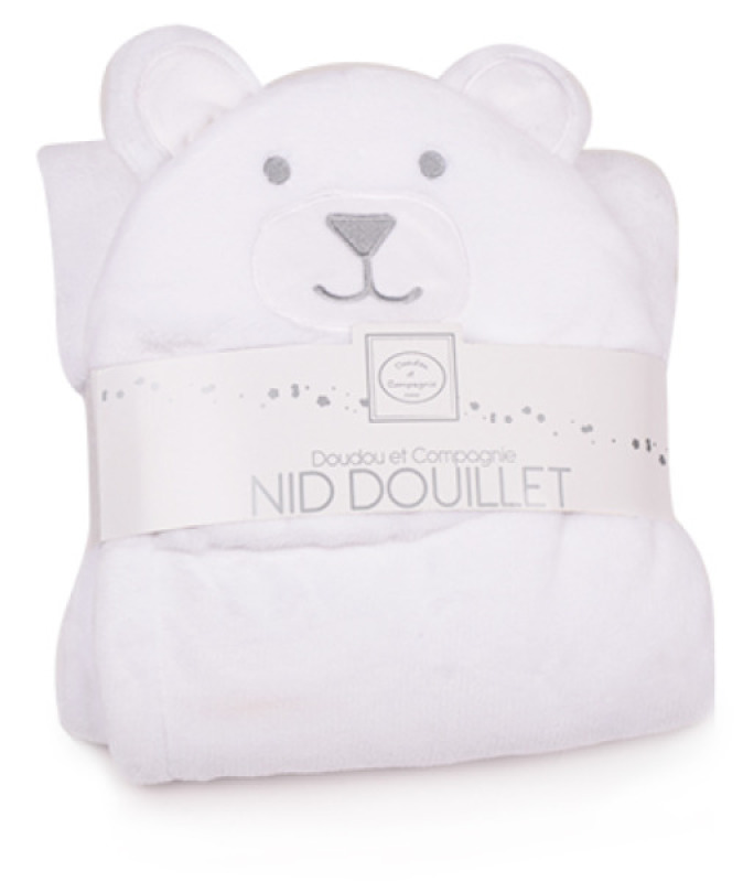 Doudou et Compagnie Nid Douillet Ours Blanc Doudou et Compagnie Nid Douillet Ours Blanc