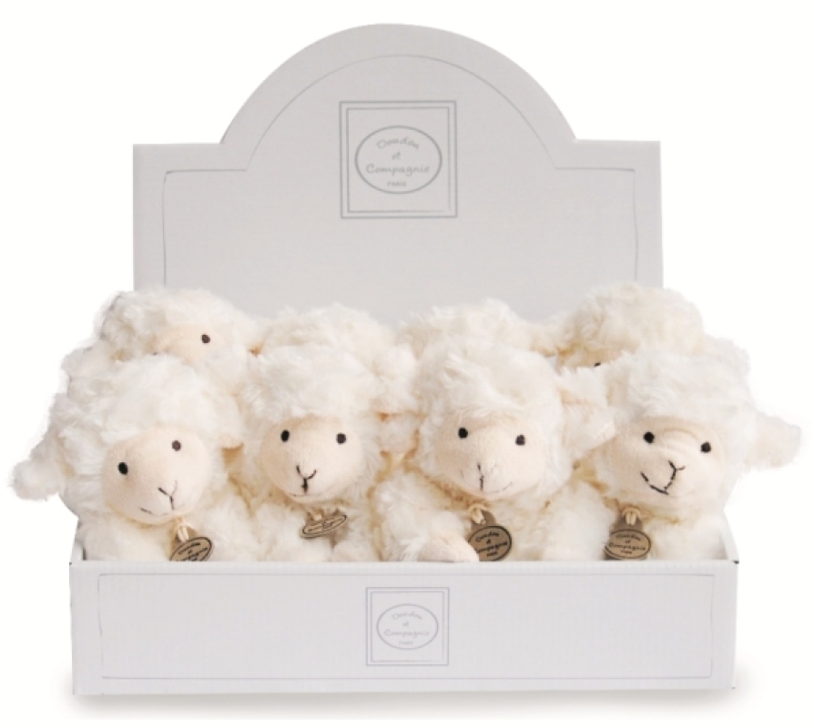 Doudou et Compagnie Peluche Agneau - 16 cm Doudou et Compagnie Peluche Agneau - 16 cm