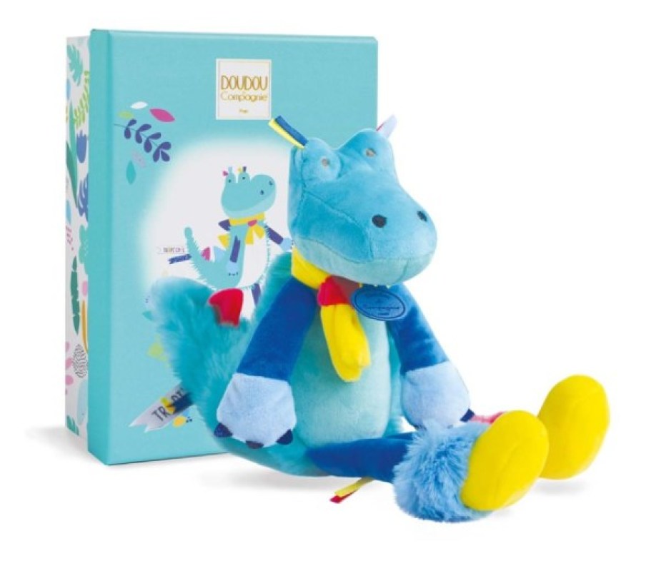 Doudou et Compagnie Peluche Crocodile Tropi'Cool - 30 cm Doudou et Compagnie Peluche Crocodile Tropi'Cool - 30 cm