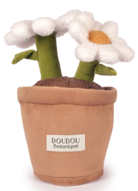 Peluche Marguerite Botanique Doudou et Compagnie Peluche Marguerite Botanique de chez Doudou et Compagnie, collection Botanique