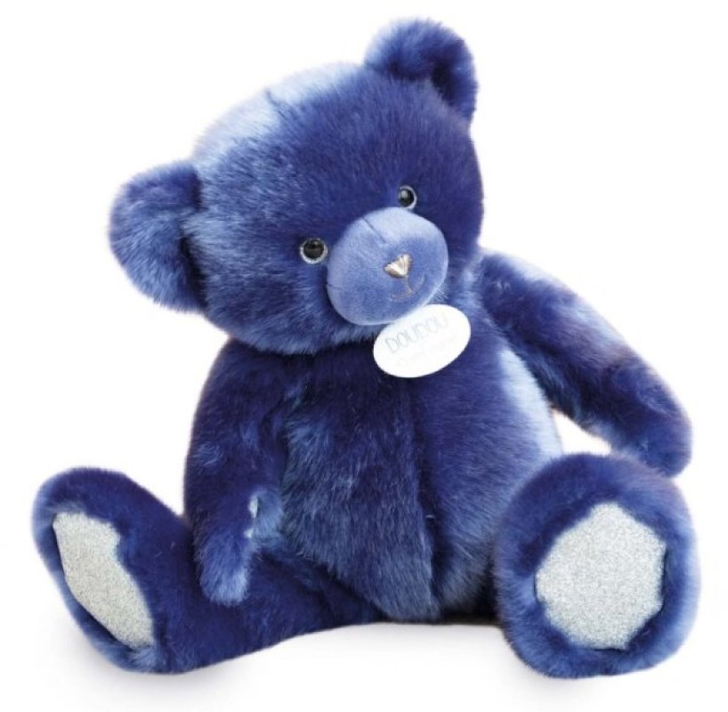 doudou ours bleu doudou et compagnie