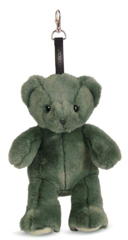 Peluche Ours Kaki Bijou de Sac Doudou et Compagnie Peluche Ours Kaki Bijou de Sac de chez Doudou et Compagnie, collection Ours Collection