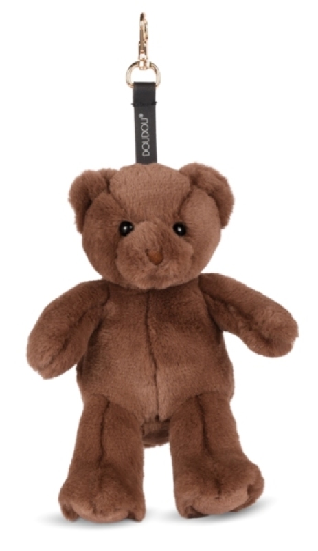 Peluche Ours Marron Glacé Bijou de Sac Doudou et Compagnie Peluche Ours Marron Glacé Bijou de Sac de chez Doudou et Compagnie, collection Ours Collection