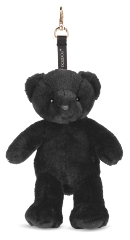 Peluche Ours Noir Bijou de Sac Doudou et Compagnie Peluche Ours Noir Bijou de Sac de chez Doudou et Compagnie, collection Ours Collection