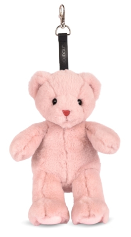 Peluche Ours Rose Poudré Bijou de Sac Doudou et Compagnie Peluche Ours Rose Poudré Bijou de Sac de chez Doudou et Compagnie, collection Ours Collection