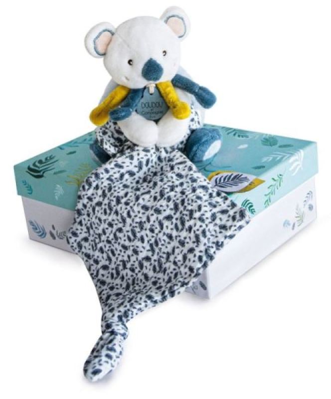 Peluche Pantin avec Doudou Koala Yoca - 15 cm de chez Doudou et Compagnie, collection Yoca Mon Petit Koala