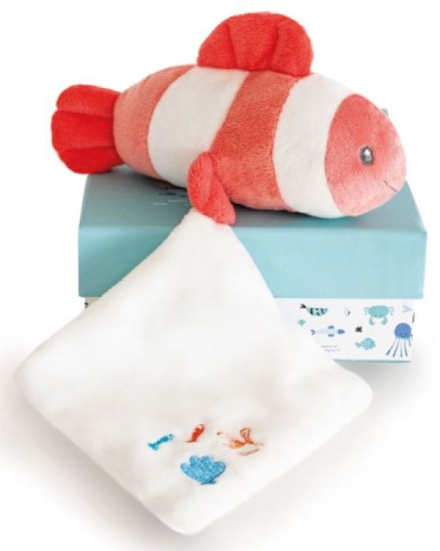 Doudou et Compagnie Peluche Poisson Corail et Doudou Sous l'Océan Doudou et Compagnie Peluche Poisson Corail et Doudou Sous l'Océan