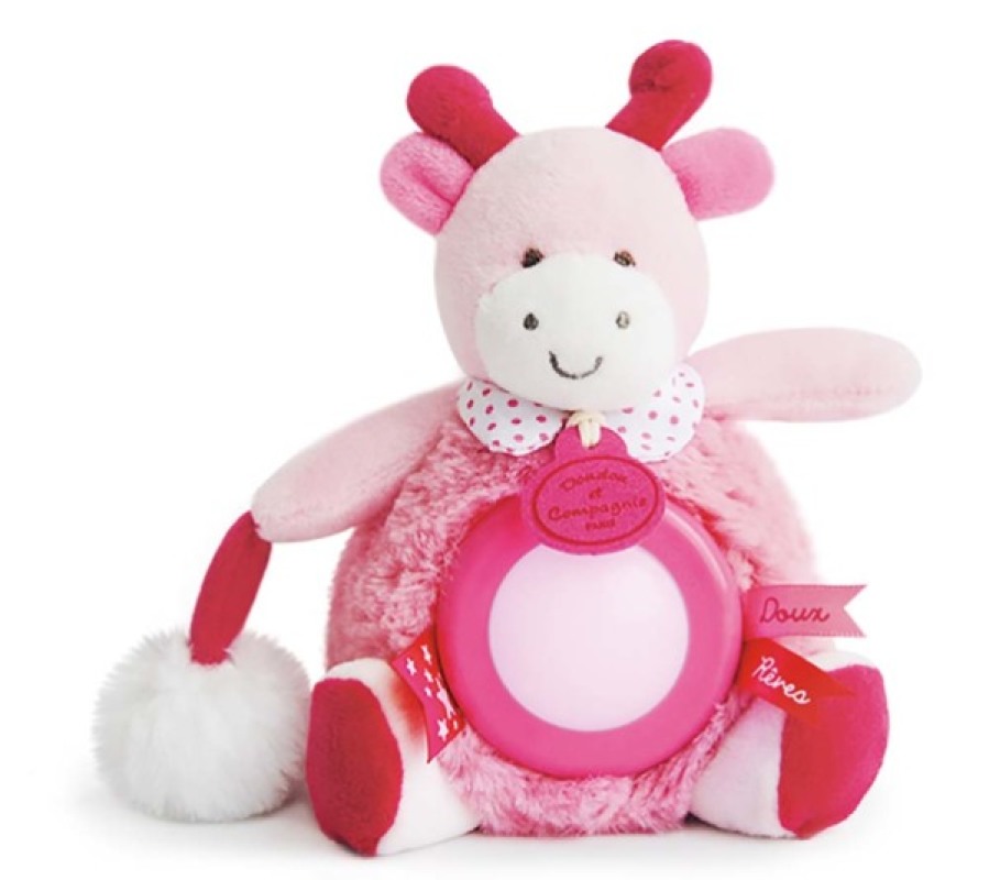 Doudou et Compagnie Peluche Veilleuse Girafe Lovely Fraise Doudou et Compagnie Peluche Veilleuse Girafe Lovely Fraise