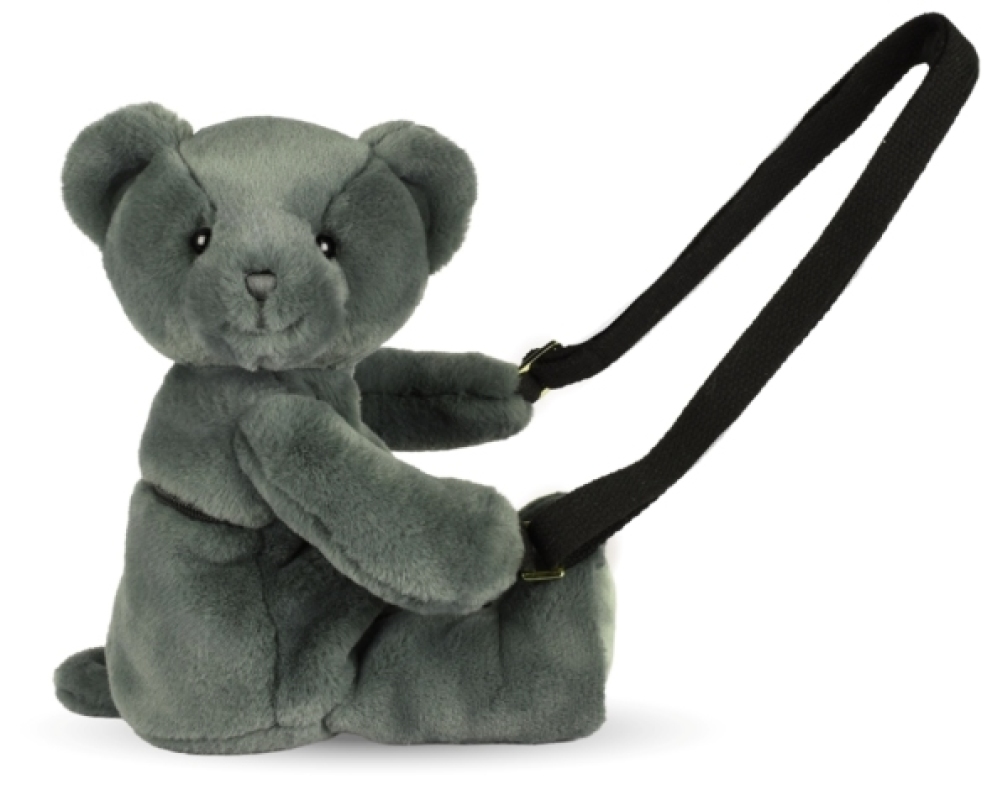 Sac Bandoulière Ours Kaki Doudou et Compagnie Sac Bandoulière Ours Kaki de chez Doudou et Compagnie, collection Déco et Accessoires