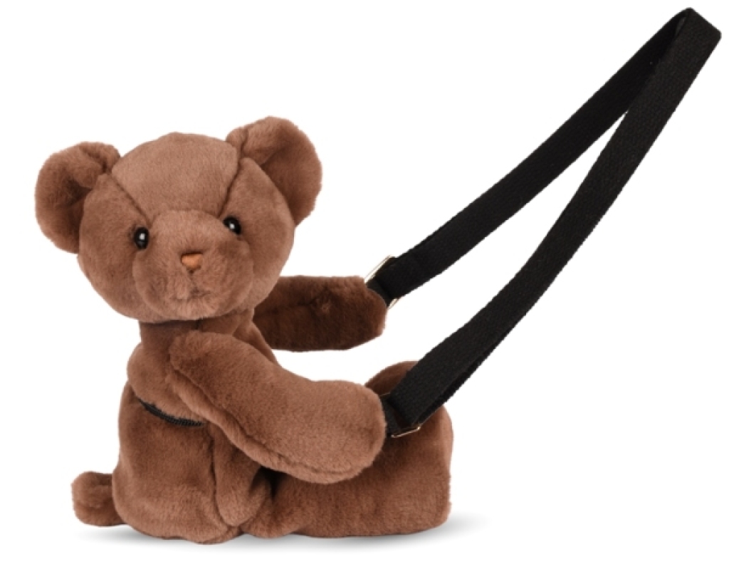 Sac Bandoulière Ours Marron Glacé Doudou et Compagnie Sac Bandoulière Ours Marron Glacé de chez Doudou et Compagnie, collection Déco et Accessoires