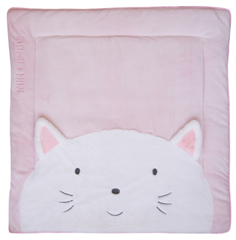 doudou et compagnie chat rose
