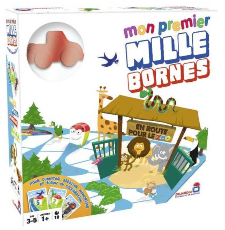 Mon Premier Mille Bornes - Tous au Zoo Dujardin Mon Premier Mille Bornes - Tous au Zoo de chez Dujardin, collection Jeu Traditionnel