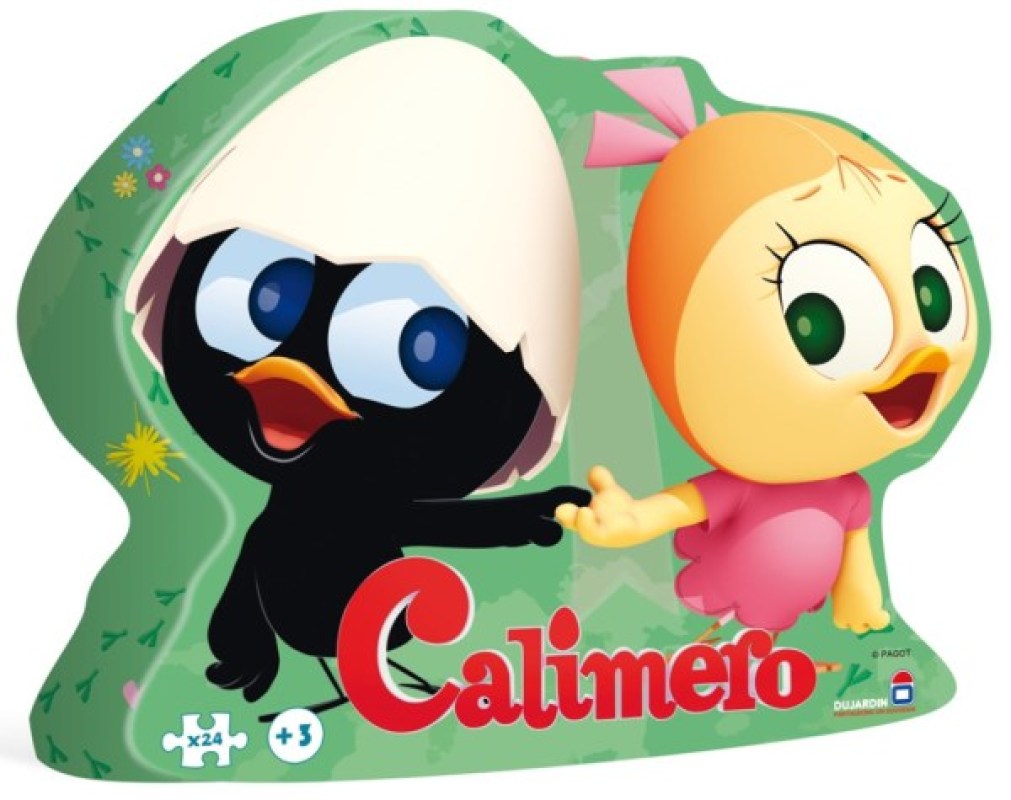 Puzzle 24 pcs - Calimero et Pricillia Dujardin Puzzle 24 pcs - Calimero et Pricillia de chez Dujardin, collection Les Puzzles