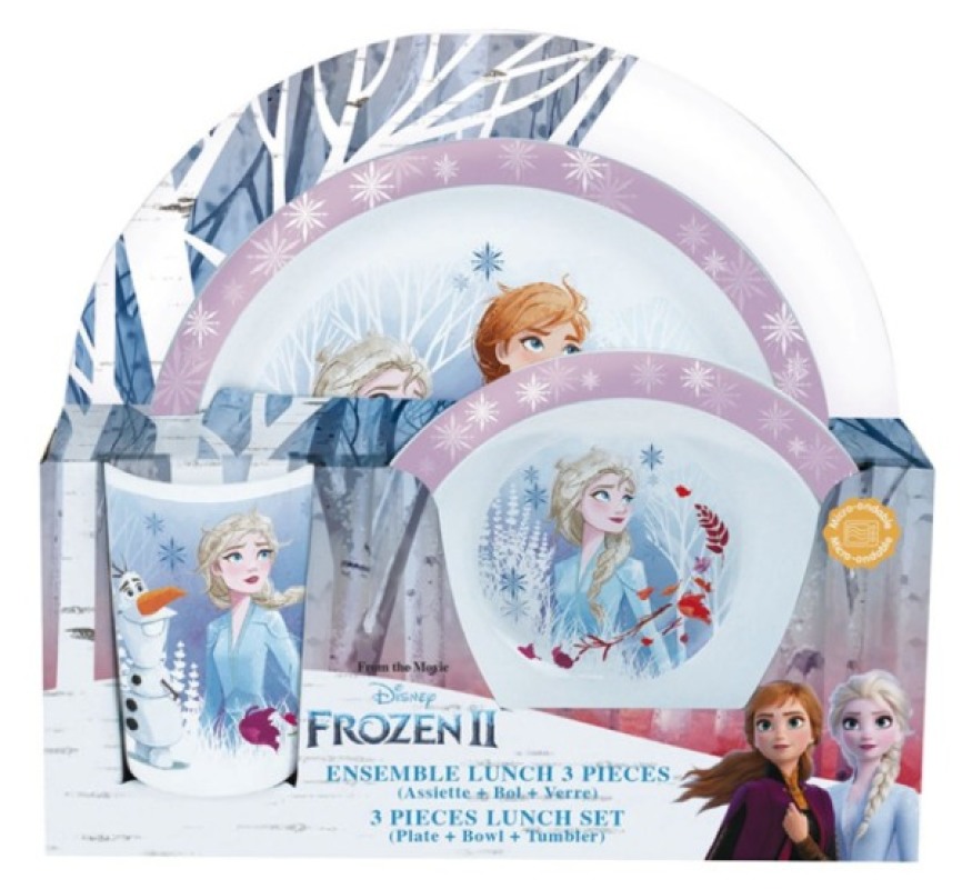 Coffret Repas La Reine des Neiges II Fun House Coffret Repas La Reine des Neiges II de chez Fun House, collection A table