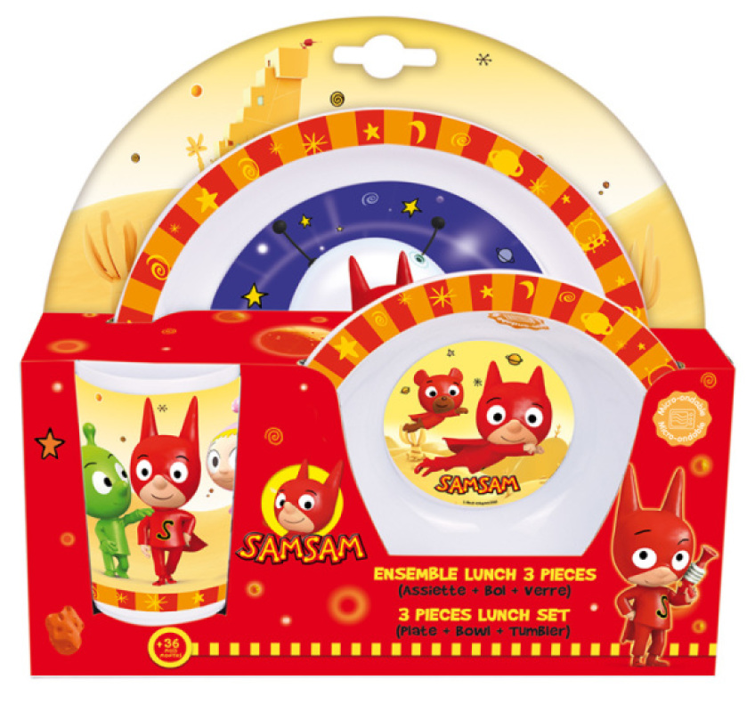 Coffret Repas Sam Sam Fun House Coffret Repas Sam Sam de chez Fun House, collection A table